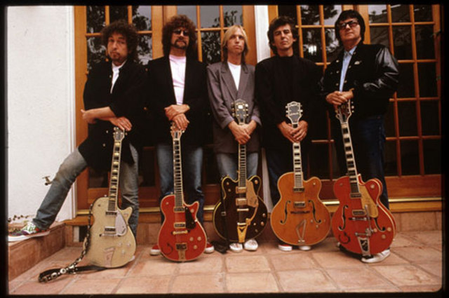 Dylan, Lynne, Petty, Harrison y Orbison. The Traveling Wildburys.