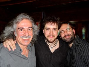 Con Txetxu y José Luis, de Los Madison.