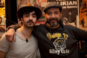 Basilio Martí con Jorge Marazu.