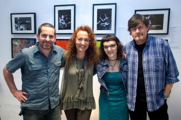 Con Santi Fernández y Ramón Arroyo, de Los Secretos. Foto: Juan Pérez-Fajardo