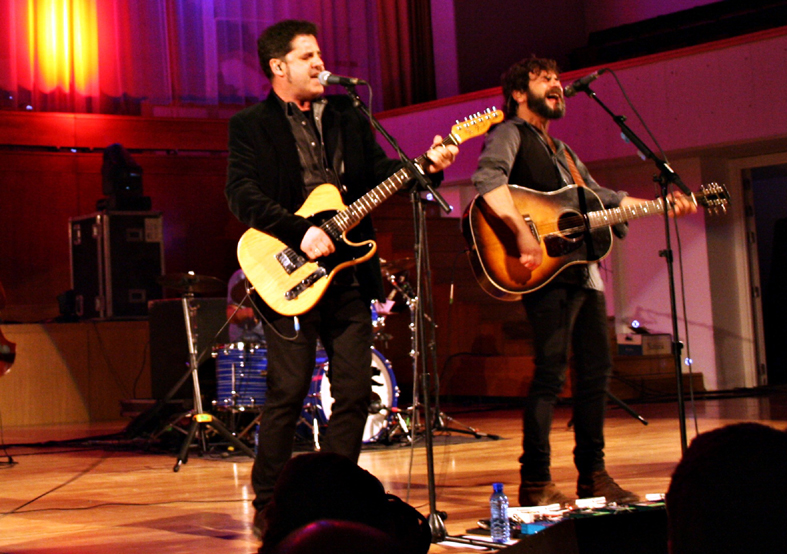 Quique González y Lapido en abril en Granada. Foto: Almudena L. Escoriza